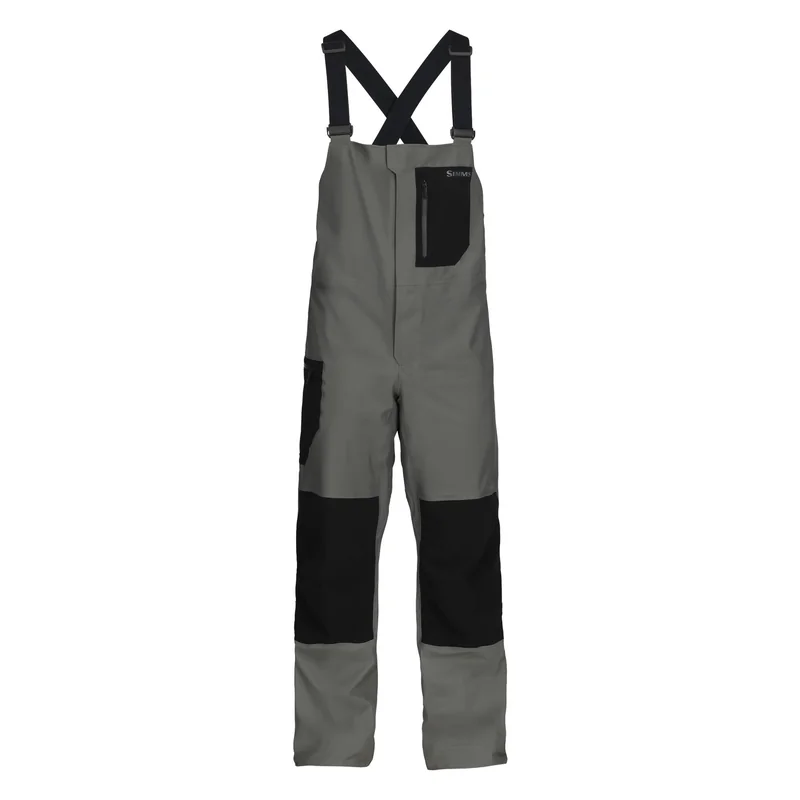 Spodnie przeciwdeszczowe Simms Vapor Elite Bib Gunmetal – przód
