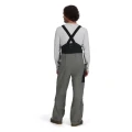 Spodnie przeciwdeszczowe Simms Vapor Elite Bib Gunmetal – na sylwetce, tył