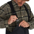 Spodnie ocieplane Simms Challenger Insulated Bib Black – regulacja szelek