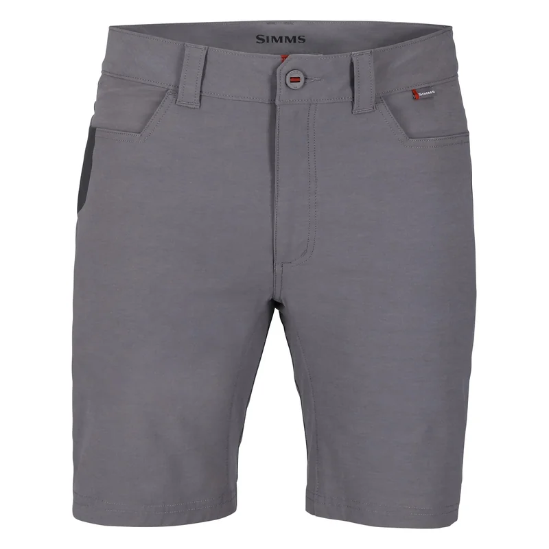 Spodenki wędkarskie Simms Challenger Short Steel – przód