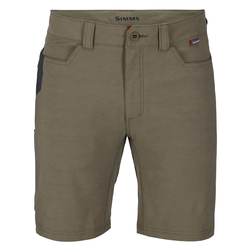 Spodenki wędkarskie Simms Challenger Short Dark Stone – przód
