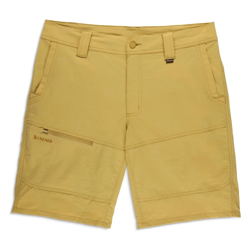 Spodenki wędkarskie Simms Guide Short Bistre – przód