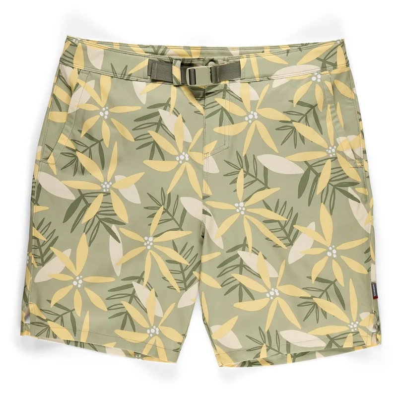Spodenki wędkarskie Simms Seamount Short Paradise Pale Pine – przód