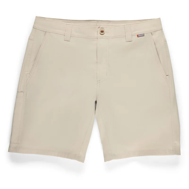 Spodenki wędkarskie Simms Superlight Short Burnished Clay – przód