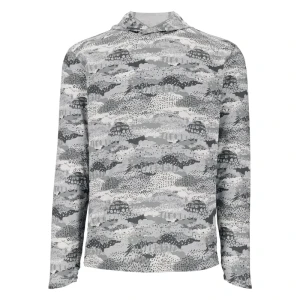 Bluza odstraszająca owady Simms BugStopper SolarFlex Hoody Shroud Sterling