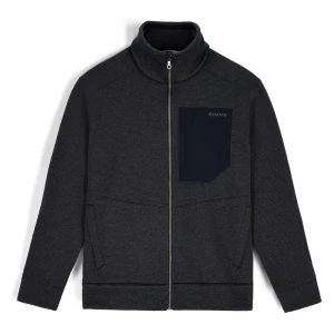 Polar rozpinany Simms Harbor Fleece Black Heather