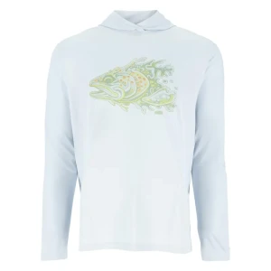 Bluza przeciwsłoneczna Simms Tech Hoody Artist Series Bimini Trout Head