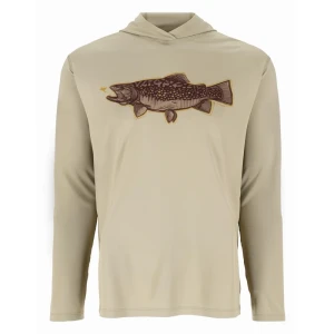 Bluza przeciwsłoneczna Simms Tech Hoody Artist Series Stone Trout Fly