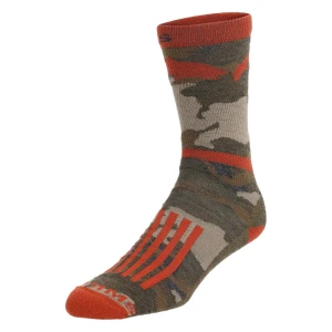 Skarpety wędkarskie Simms Daily Sock Regiment Camo Olive Drab
