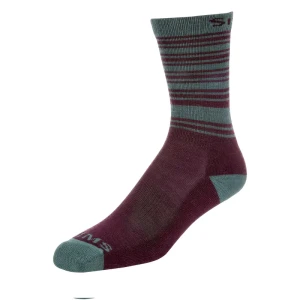 Skarpety damskie merino Simms Women's Merino Lightweight Hiker Sock Garnet