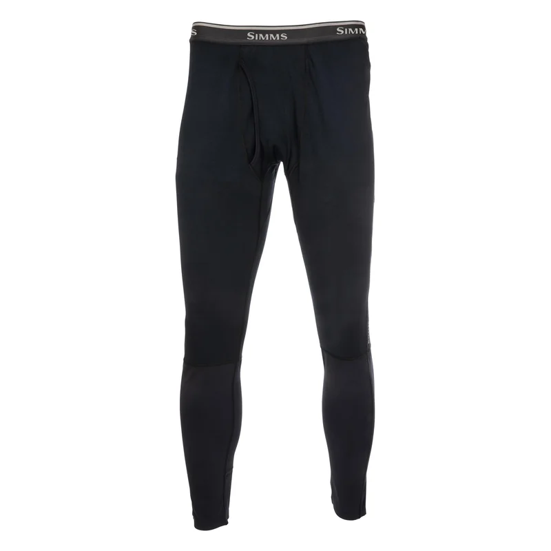 Kalesony termoaktywne Simms Heavyweight Baselayer Bottom Black – przód