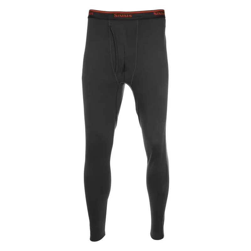 Kalesony termoaktywne Simms Lightweight Baselayer Bottom Carbon – przód