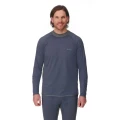 Koszulka termoaktywna Simms Strata 200 Crew Selvedge – na modelu – przód