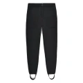 Spodnie termoaktywne Simms Strata 330 Bottom Black – przód – ze strzemiączkami