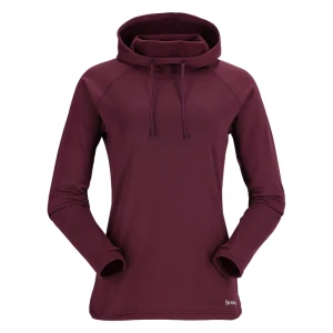 Bluza termoaktywna damska Simms Women's Heavyweight Baselayer Hoody Mulberry