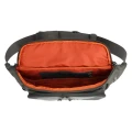 Nerka wędkarska Simms Tributary Hip Pack Basalt – otwarta – wnętrze