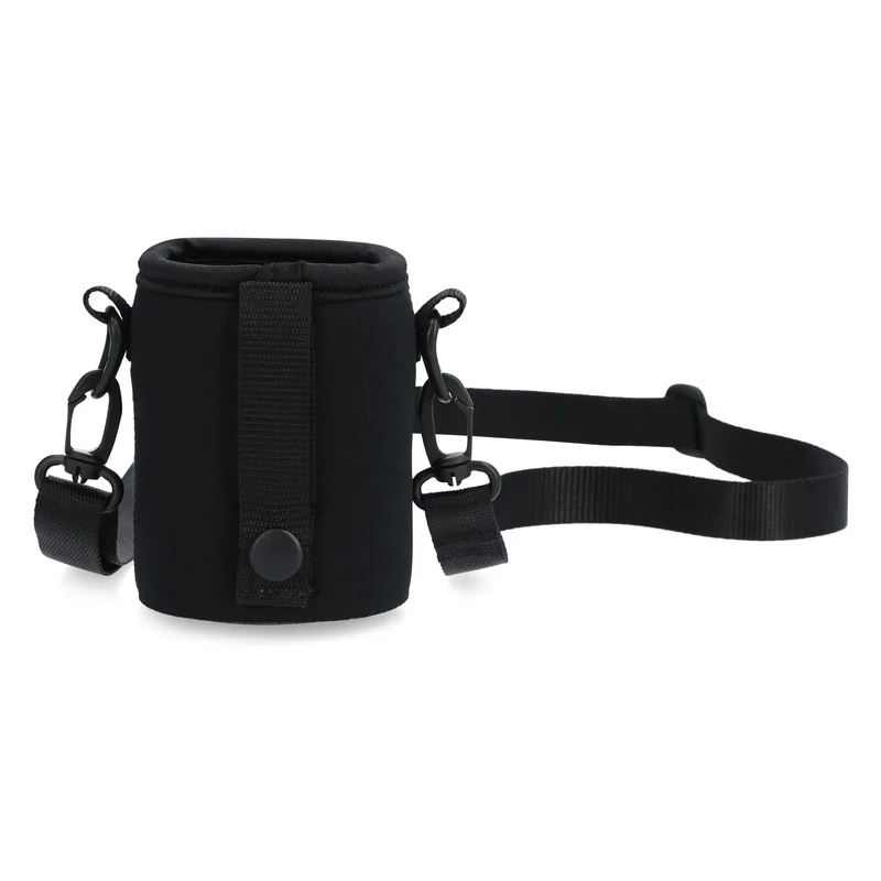 Uchwyt na napój Simms Beverage Holster Black – z boku, z paskiem
