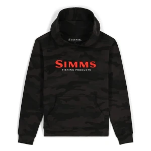 Bluza dziecięca Simms Kid's Logo Hoody Woodland Camo Carbon