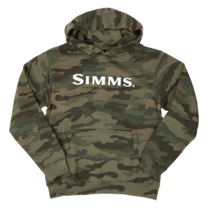 Bluza dziecięca Simms Kid's Logo Hoody Woodland Camo