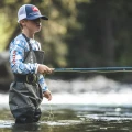 Wodery dziecięce Simms Kid's Tributary Stockingfoot Basalt – łowienie w rzece