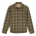 Koszula ocieplana Simms Coldweather Shacket Schooner Plaid Loden – przód