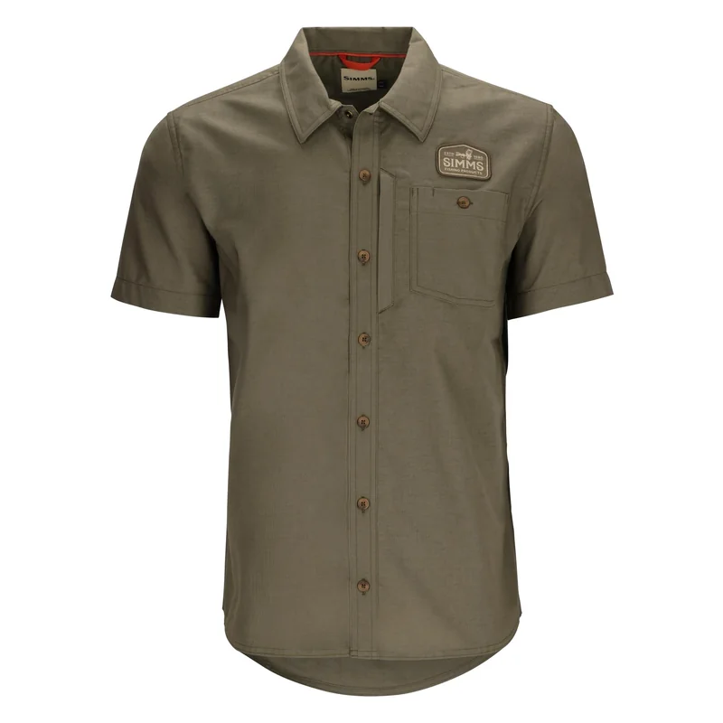 Koszula robocza Simms Shop Shirt Dark Stone – przód