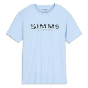 Koszulka Simms Shroud Fill Logo T-Shirt Sky Blue
