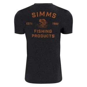 Koszulka Simms Stacked Bass T-Shirt Charcoal Heather