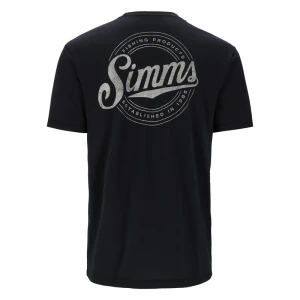 Koszulka Simms Circle Lockup T-Shirt Black