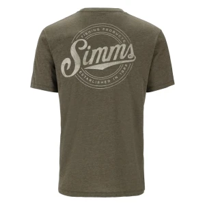 Koszulka Simms Circle Lockup T-Shirt Military Heather