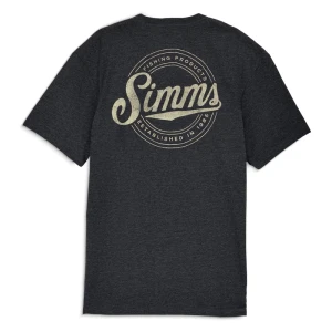 Koszulka Simms Circle Lockup T-Shirt Charcoal Heather