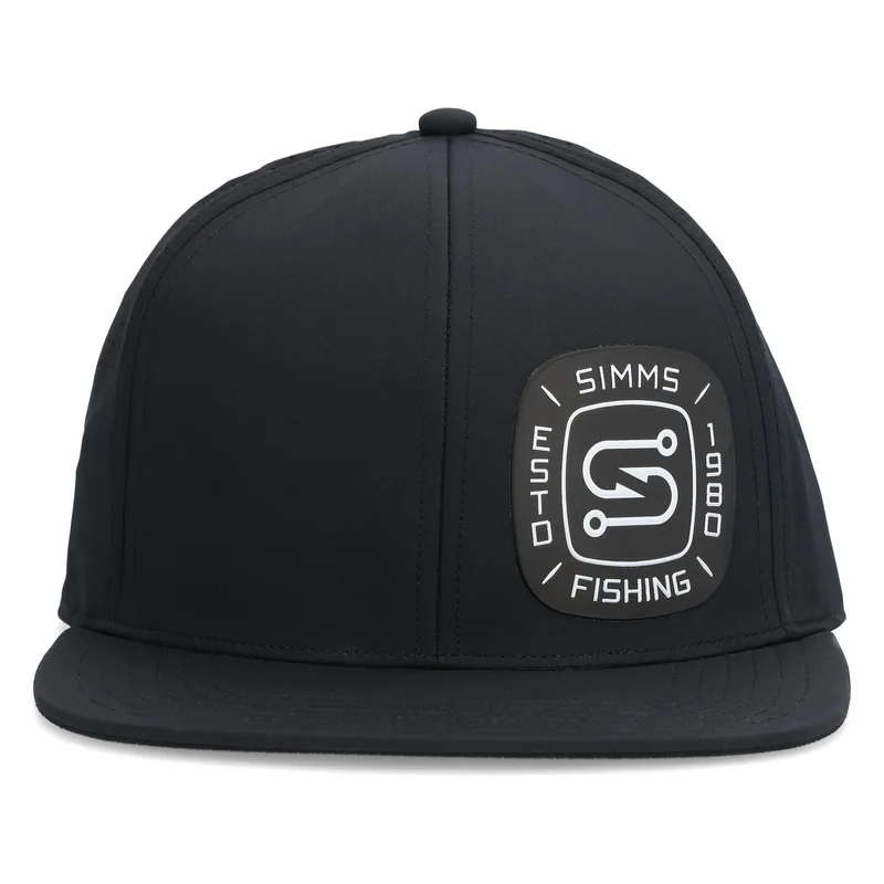 Czapka Simms Flatbill Cap Black – przód
