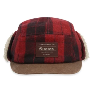 Czapka zimowa Simms Coldweather Cap Red Buffalo Plaid