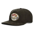 Czapka Simms Double Haul Corduroy Cap Loden – przód z naszywką