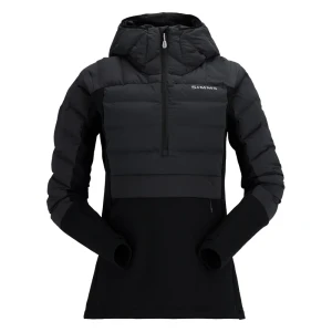 Kurtka ocieplana damska Simms Women's Exstream Pull-Over Hoody Black