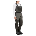 Wodery damskie Simms Women's G3 Guide Stockingfoot Gunmetal – na modelce z boku