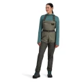 Wodery damskie Simms Women's Tributary Stockingfoot Basalt – na modelce przód