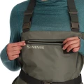 Wodery damskie Simms Women's Tributary Stockingfoot Basalt – kieszeń na piersi