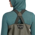 Wodery damskie Simms Women's Tributary Stockingfoot Basalt – szelki na plecach