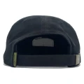 Czapka z daszkiem Scott 5-Panel – czarna z zieloną naszywką