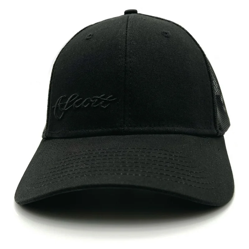 Czapka trucker Scott All Black Out – czarna