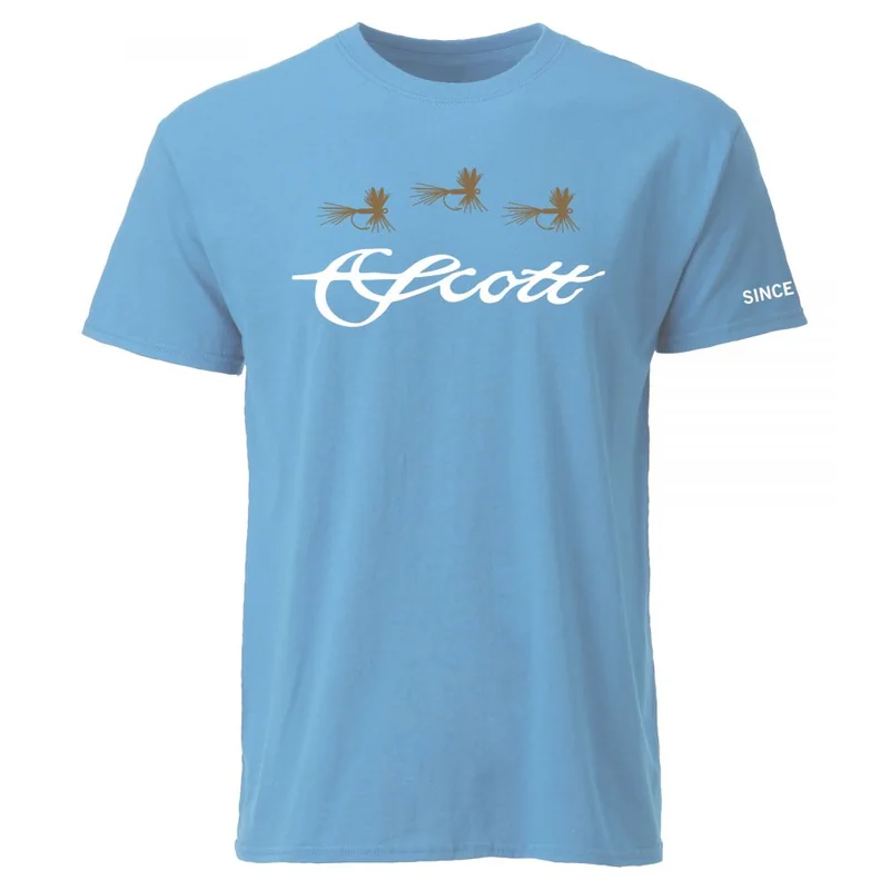T-shirt Scott 3 Adams – jasnoniebieski