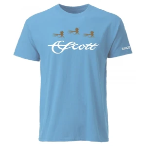 T-shirt Scott 3 Adams – jasnoniebieski