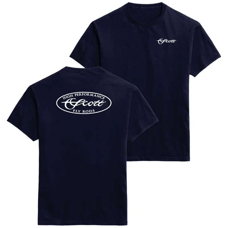 T-shirt Scott Oval Logo – granatowy