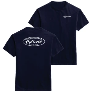 T-shirt Scott Oval Logo – granatowy