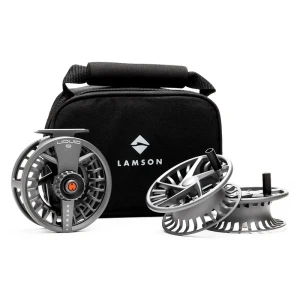 Kołowrotek muchowy Lamson Liquid S HD 3-Pack – zestaw z dwiema szpulami