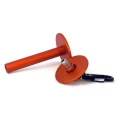 Uchwyt na szpulki z żyłkami przyponowymi Smith Creek Tippet Holder – Burnt Orange, ujęcie 4