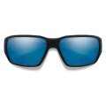 Okulary polaryzacyjne Smith Hookset ChromaPop Glass – Matte Black / Polarized Blue Mirror, ujęcie 2
