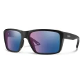 Okulary polaryzacyjne Smith Backcast ChromaPop Glass – Matte Black / Polarchromic Rose Blue Mirror