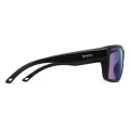 Okulary polaryzacyjne Smith Backcast ChromaPop Glass – Matte Black / Polarchromic Rose Blue Mirror, ujęcie 3